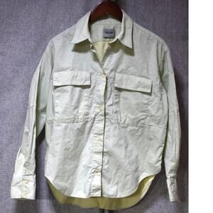 Rachel Comey Pale Mint Utility Button Front Shirt Made in New York L